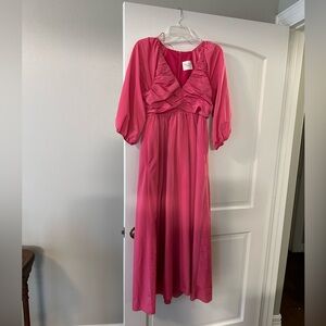 Hyacinth house magenta maxi dress